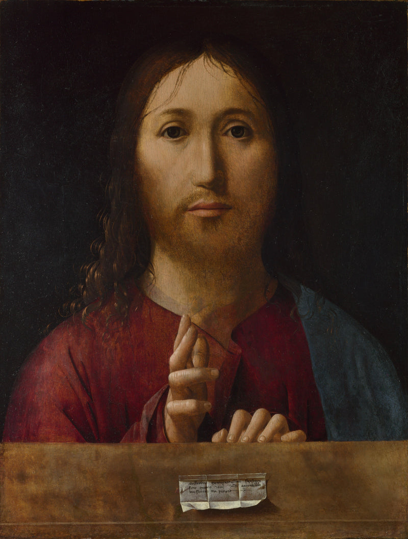 Der segnende Christus - Antonello aus Messina