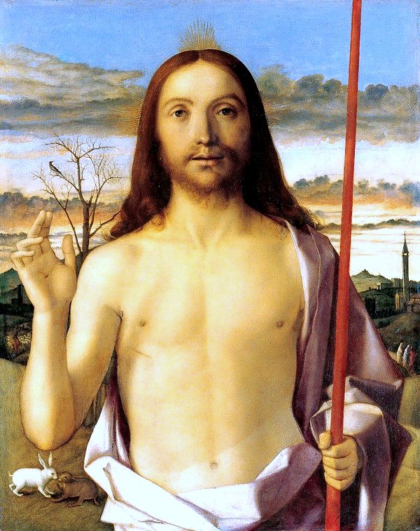 Der segnende Christus - Giovanni Bellini