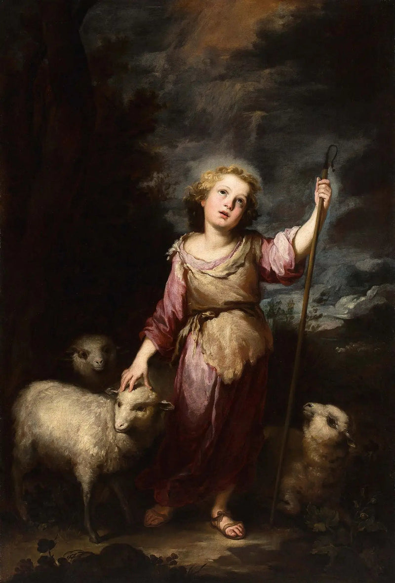 Der gute Hirte Christus - Bartolomé Esteban Murillo