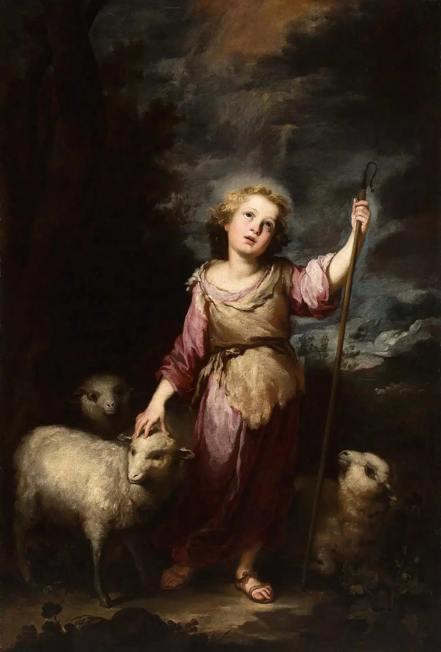 Der gute Hirte Christus - Bartolomé Esteban Murillo