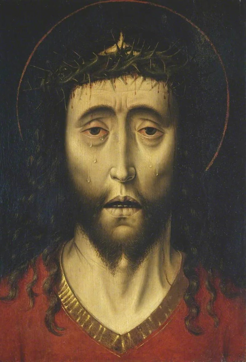 Der gekrönte Christus mit Dornenkrone - Dirk Bouts
