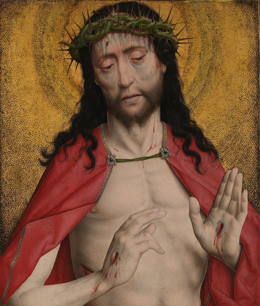 Der gekrönte Christus mit Dornenkrone - Dirk Bouts