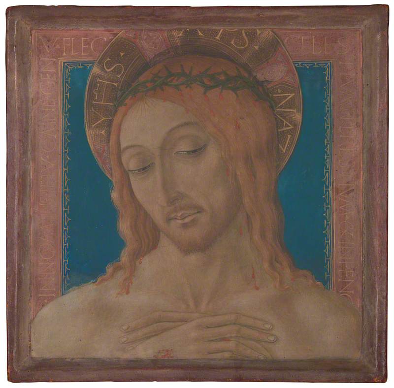 Der gekrönte Christus mit Dornenkrone - Matteo di Giovanni