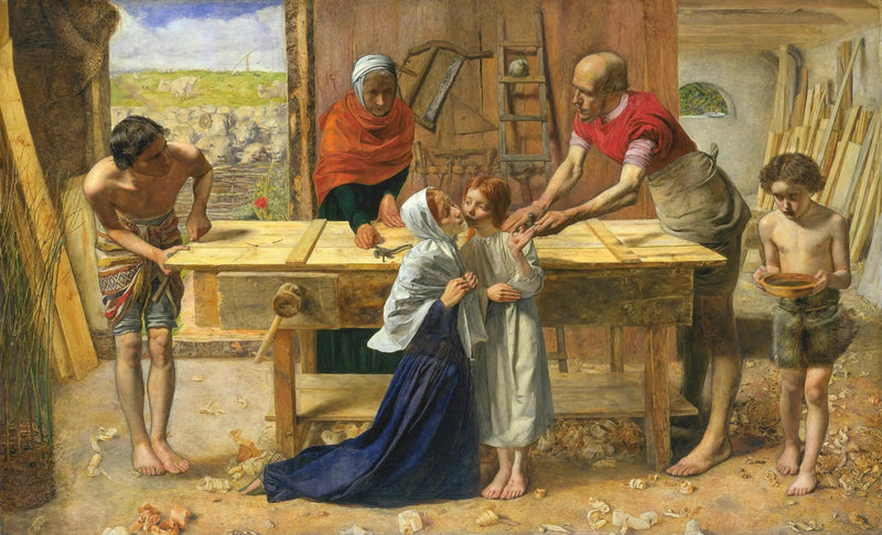 Der Christus in dem Haus seiner Eltern - John Everett Millais