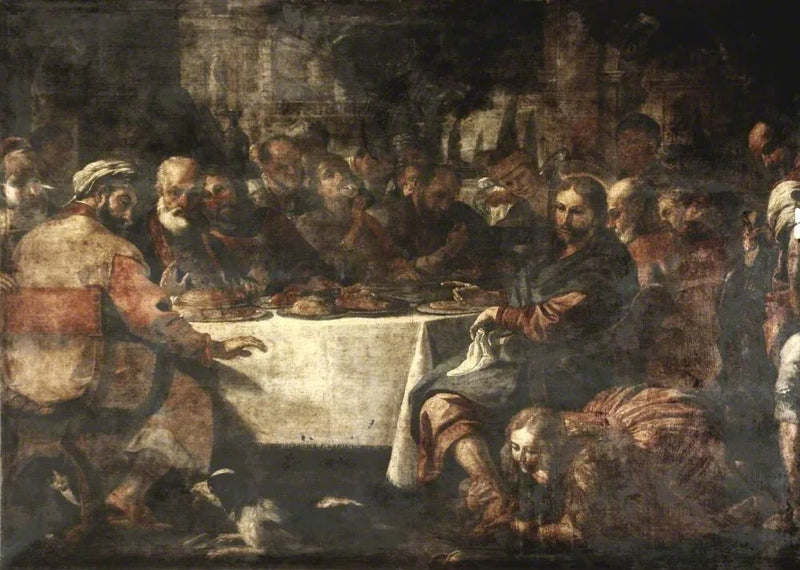 Der Christus im Haus des Simon - Mattia Preti