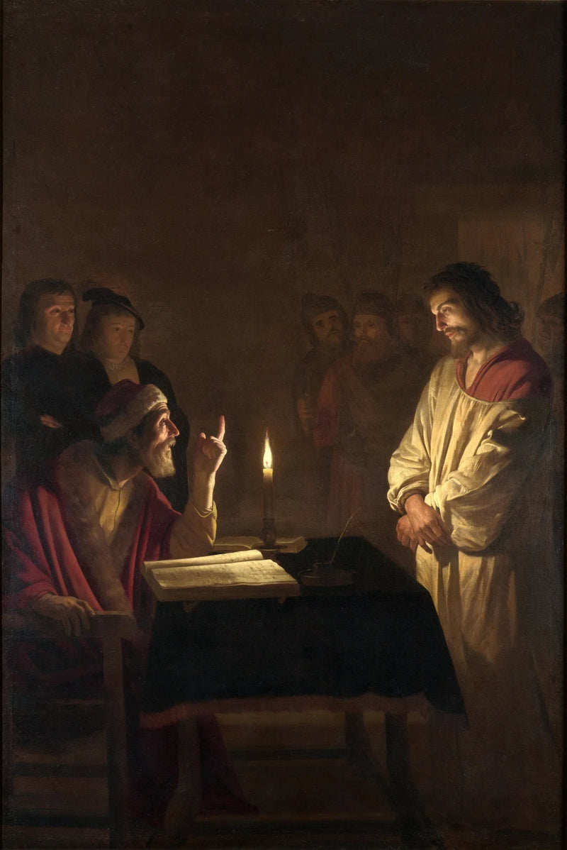 Der Christus vor dem Hohepriester - Gerrit van Honthorst