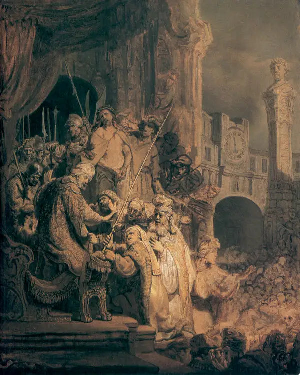 Christus vor Pilatus (Ecce Homo) - Rembrandt