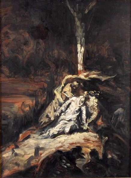 Das Kreuzigung-Christus, oder Die Jungfrau am Fuß des Kreuzes - Émile Bernard