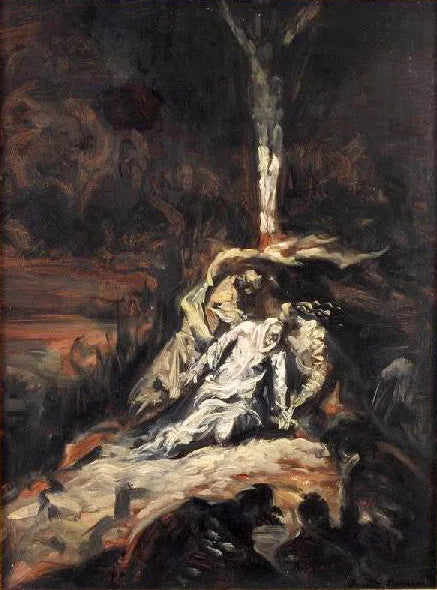 Das Kreuzigung-Christus, oder Die Jungfrau am Fuß des Kreuzes - Émile Bernard