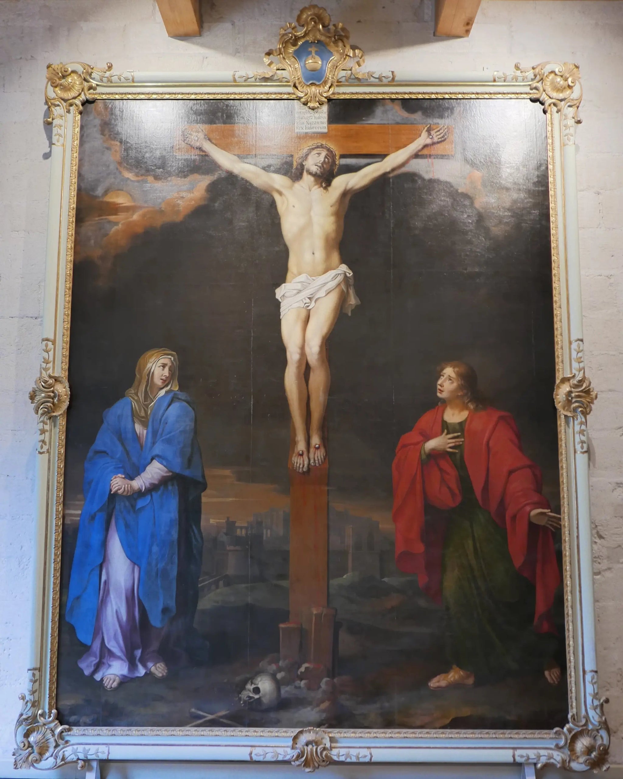 Le Christ en croix - Philippe de Champaigne image 1 reproduction artisanale de tableau