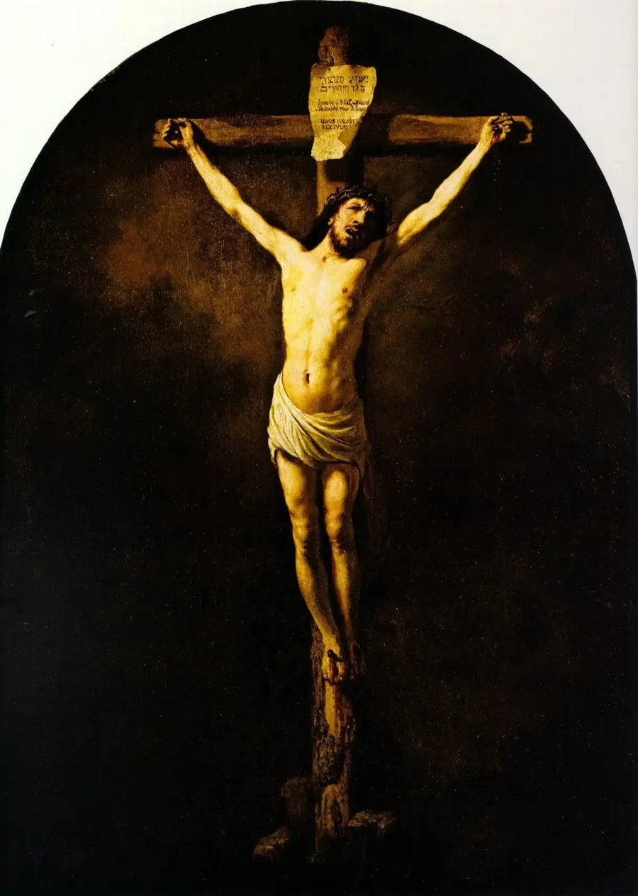 Le Christ en croix - Rembrandt