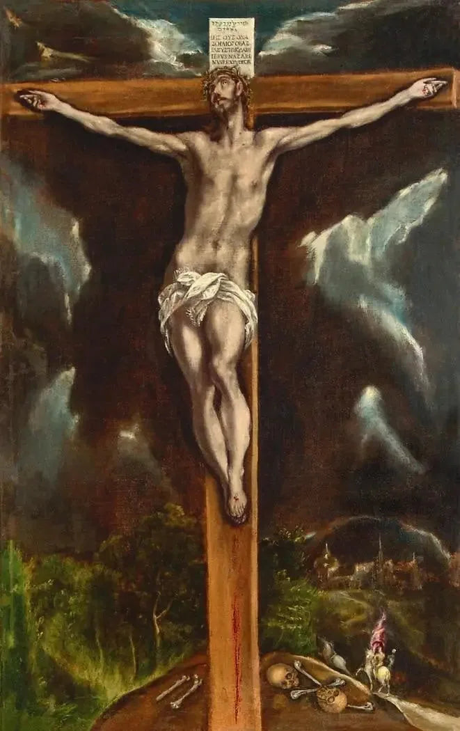 Der Christus am Kreuz (Toledo) - El Greco