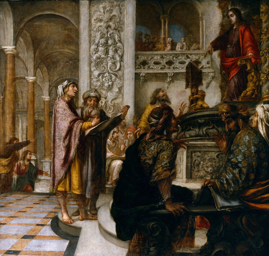 Der Christus im Streit mit den Ärzten - Juan de Valdés Leal