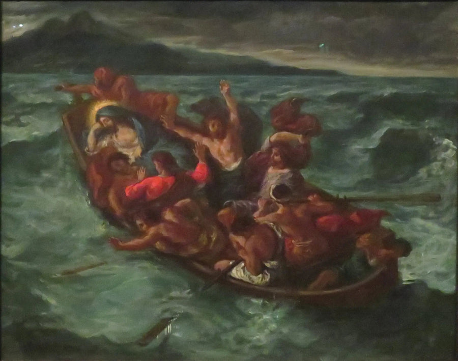 Der schlafende Christus während des Sturms - Eugène Delacroix