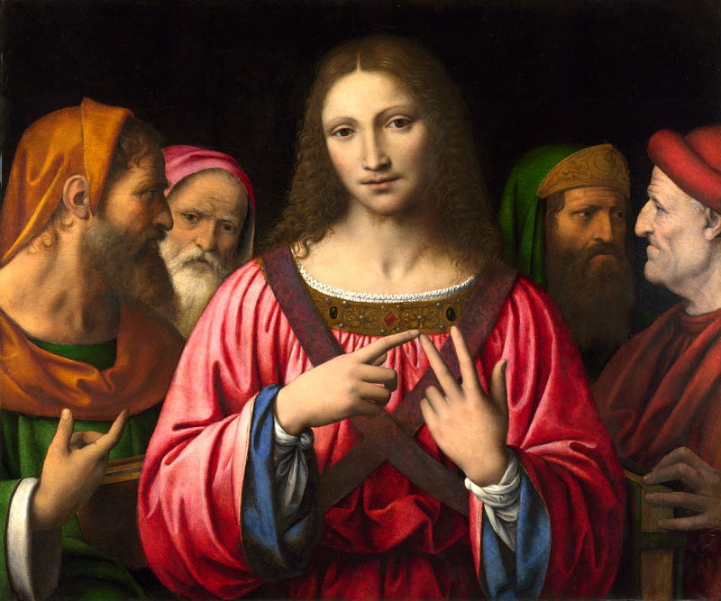 Christus umgeben von Ärzten - Bernardino Luini