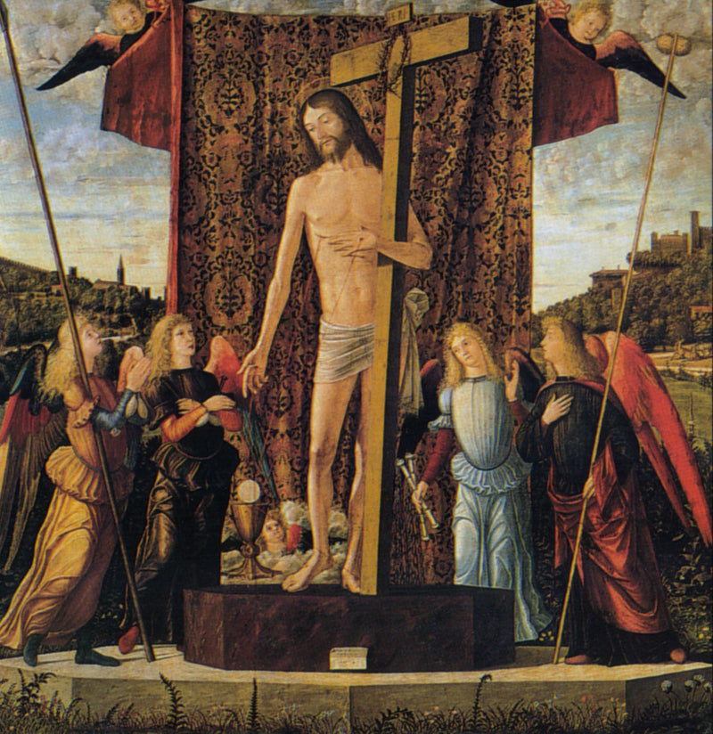 Der Christus zwischen vier Engeln - Vittore Carpaccio