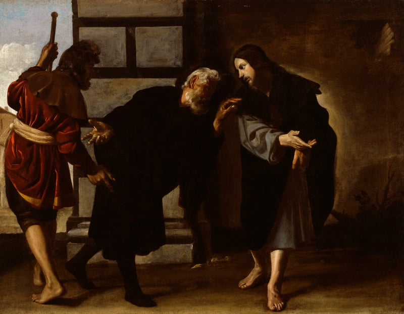 Der Christus und zwei Jünger auf dem Weg nach Emmaus - Alonso Cano