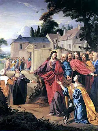 Der Christus und die kanaanäische Frau - Philippe de Champaigne