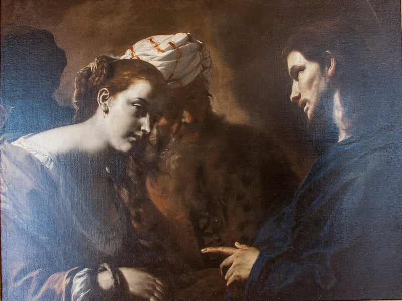 Der Christus und die Ehebrecherin - Mattia Preti