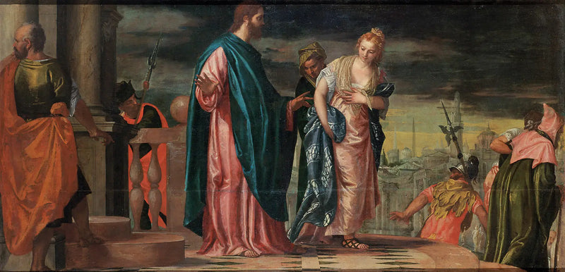 Der Christus und die Ehebrecherin - Paul Véronèse