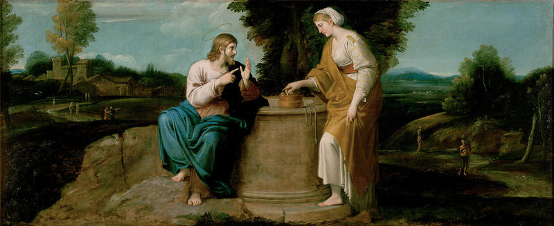 Christus und die Samariterin - Annibale Carracci