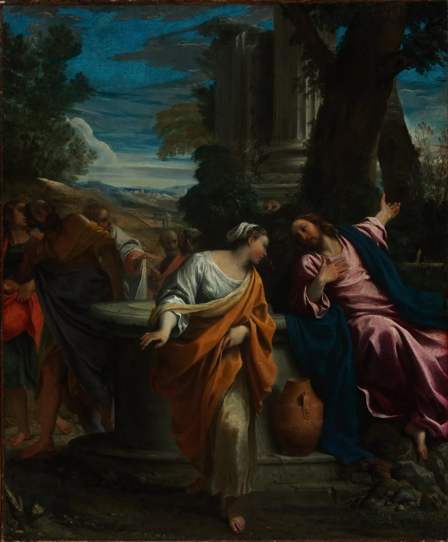 Christus und die Samariterin - Annibale Carracci