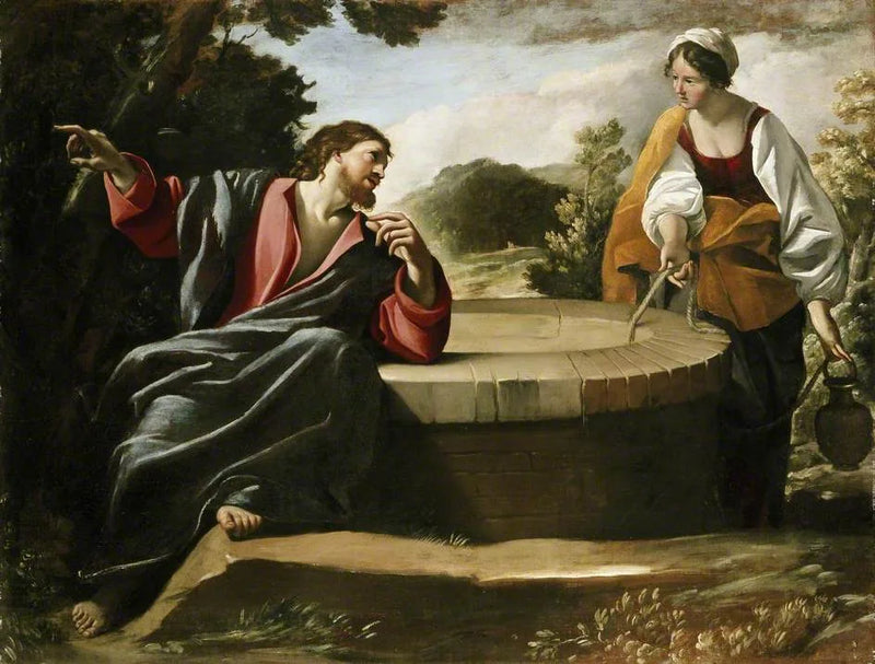 Christus und die Samariterin - Giovanni Lanfranco