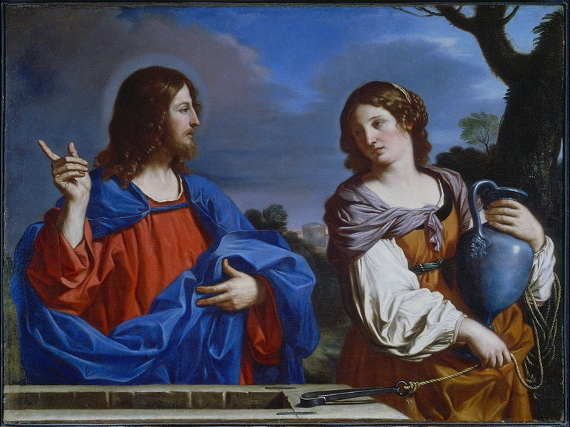 Christus und die Samariterin - Guercino