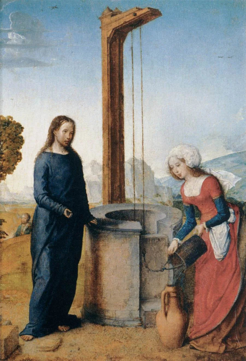 Christus und die Samariterin - Juan de Flandes