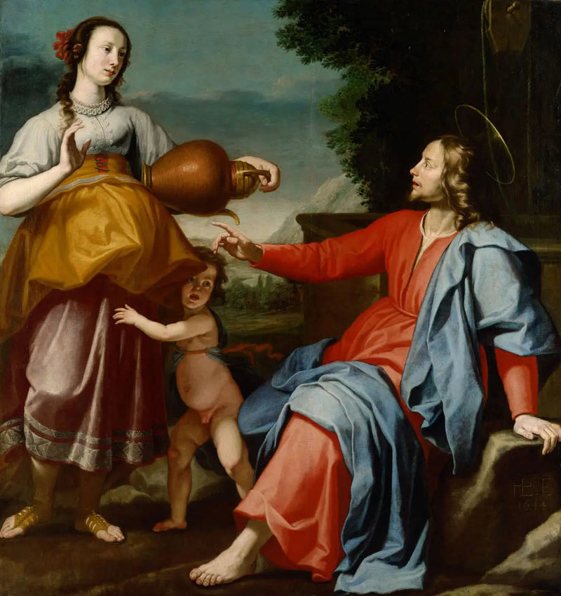 Christus und die Samariterin - Lorenzo Lippi
