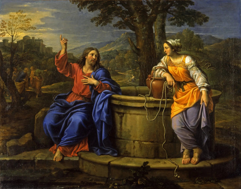 Christus und die Samariterin - Pierre Mignard