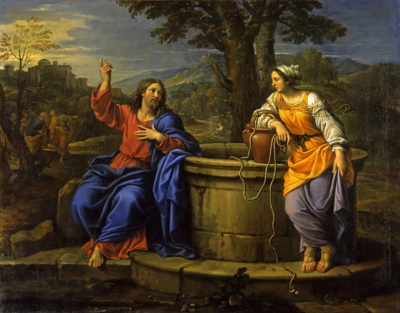 Christus und die Samariterin - Pierre Mignard