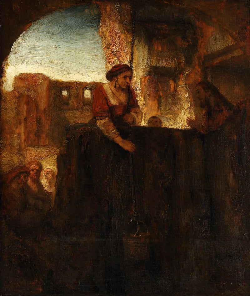 Christus und die Samariterin - Rembrandt