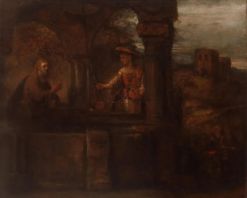 Christus und die Samariterin - Rembrandt