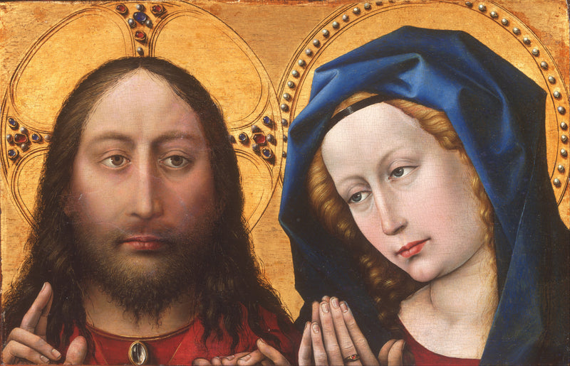 Der Christus und die Jungfrau im Gebet - Robert Campin