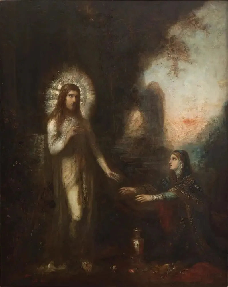 Christus und Maria Magdalena (Noli me Tangere) - Gustave Moreau