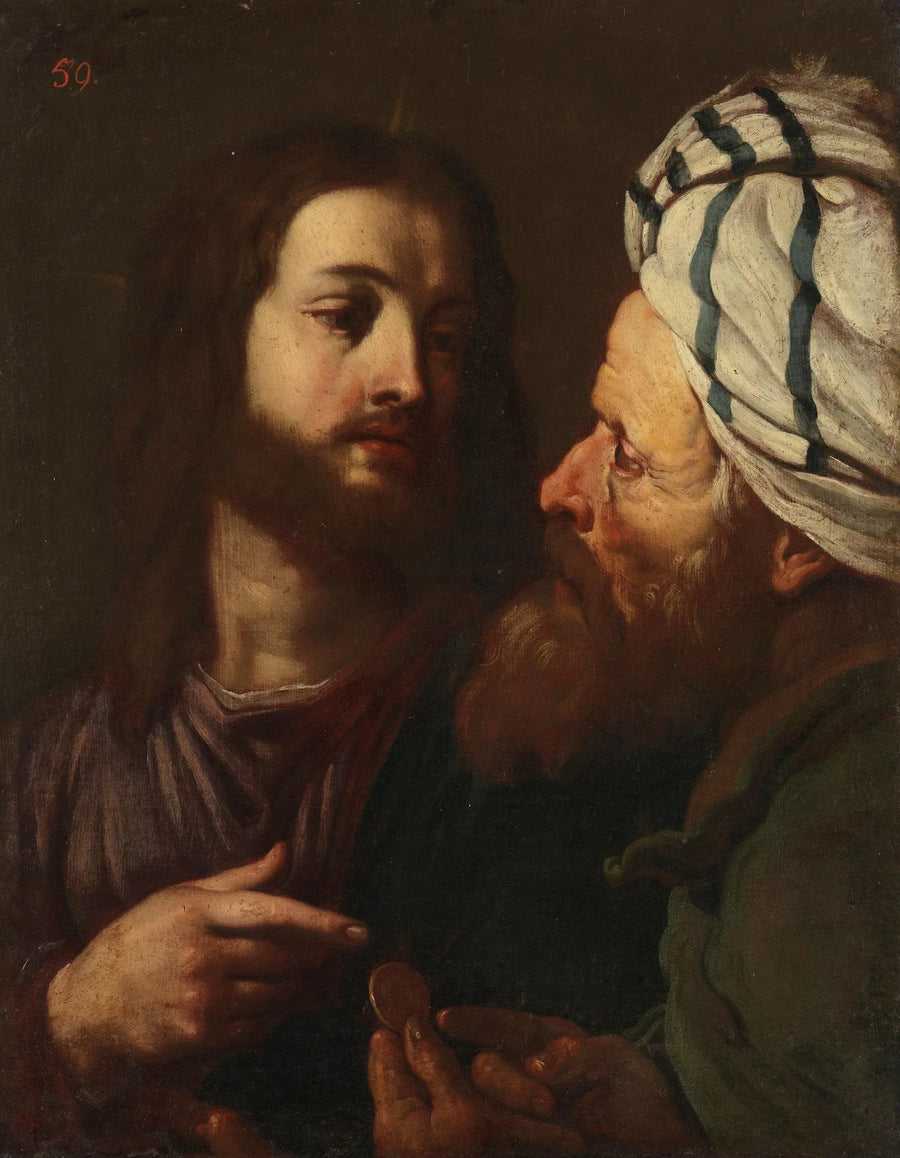 Der Christus und der Geldverleiher - Guercino