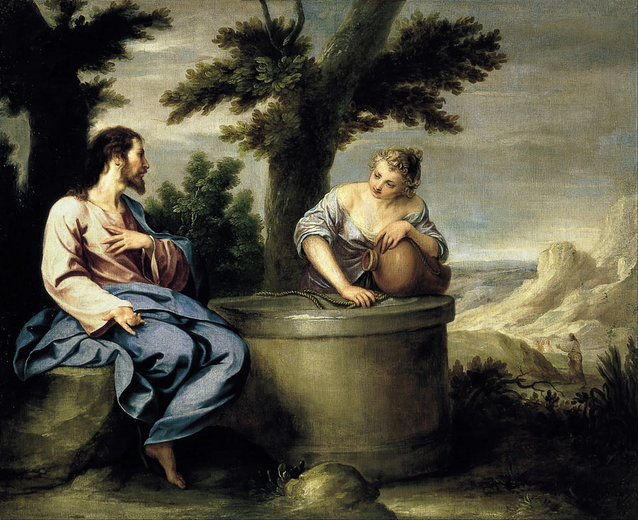 Christus und der Samariter - Alonso Cano