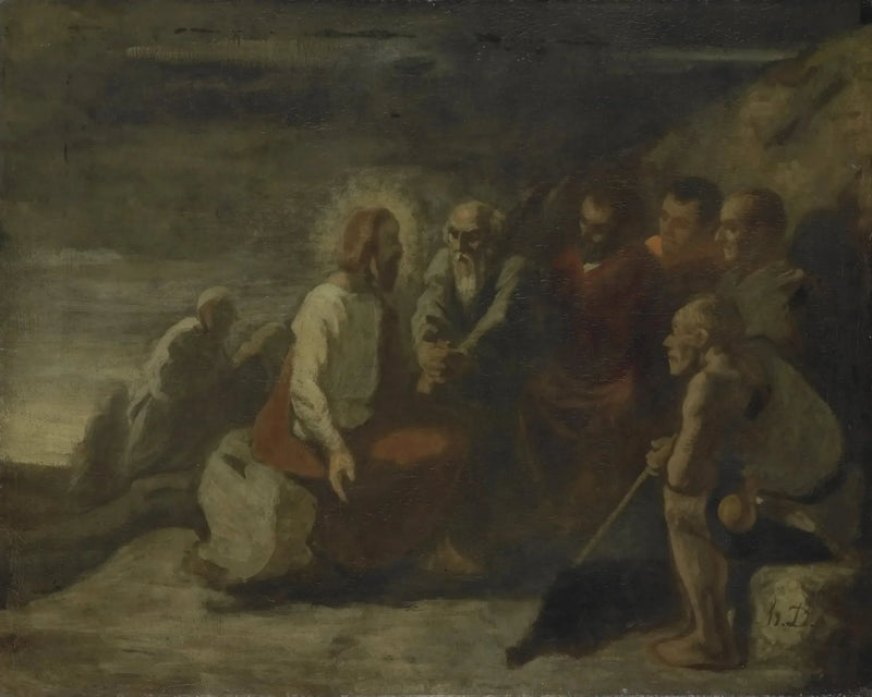 Christus und seine Jünger - Honoré Daumier