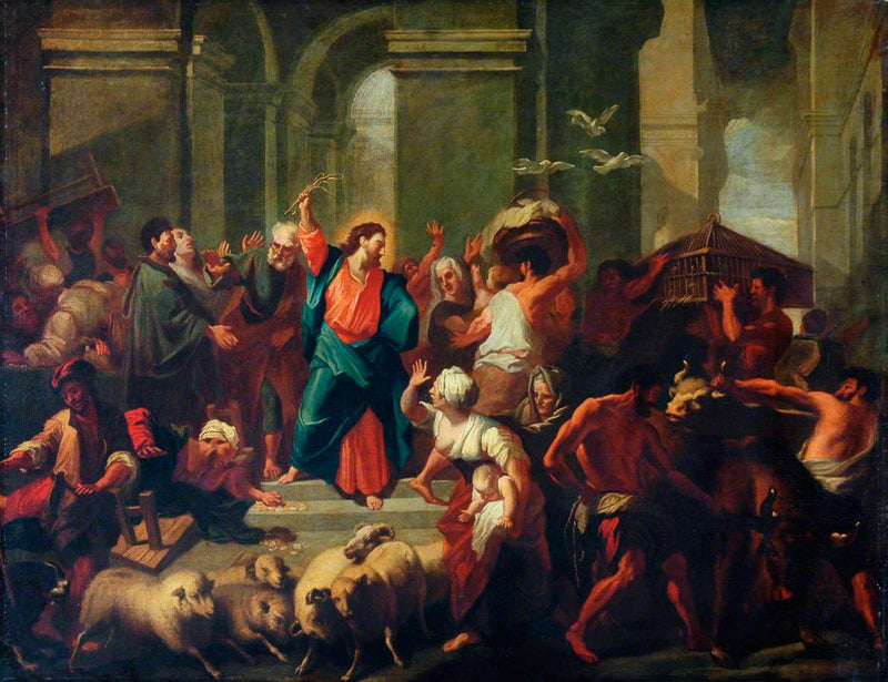 Der Christus vertreibt die Händler aus dem Tempel - Jean-Baptiste Jouvenet