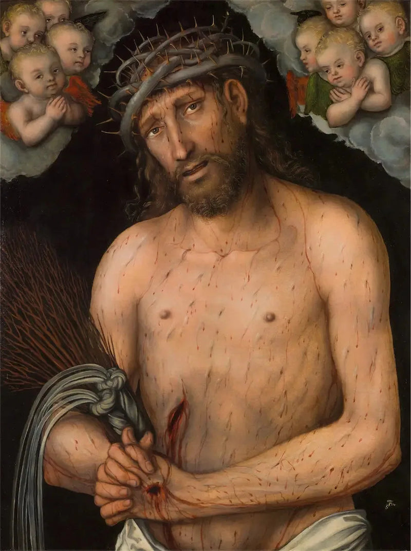 Der Christus, Mann des Schmerzes - Lucas Cranach der Ältere