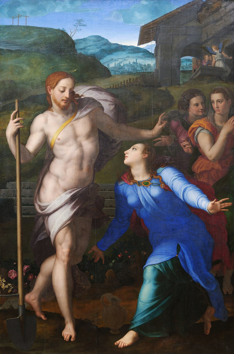 Der Christus-Gärtner erscheint bei der heiligen Maria Magdalena - Bronzino