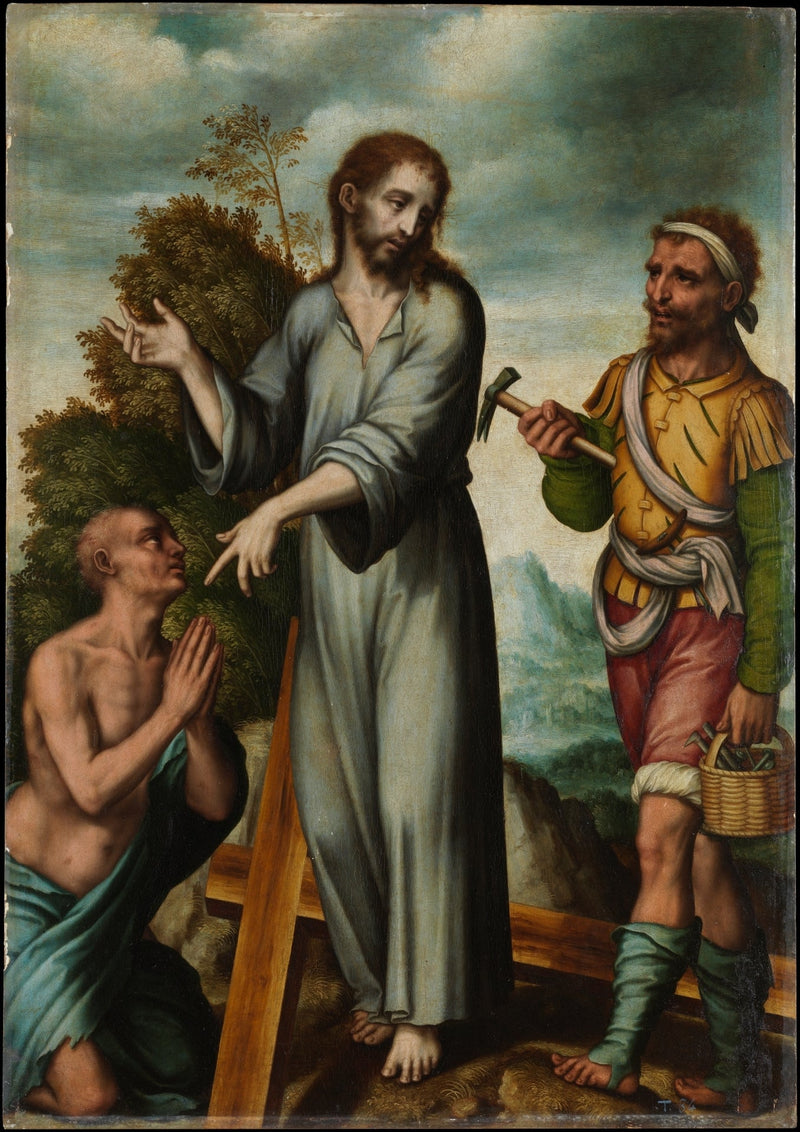 Der Christus, der seine Passion rechtfertigt - Luis de Morales