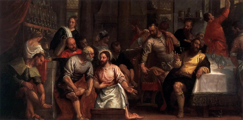 Der Christus wäscht den Jüngern die Füße - Paul Véronèse