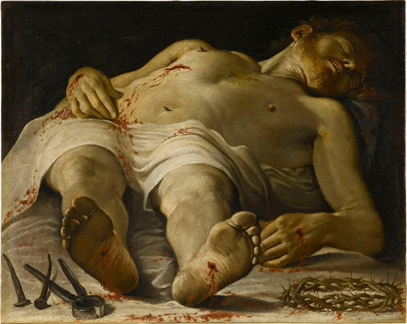 Der toter Christus - Annibale Carracci