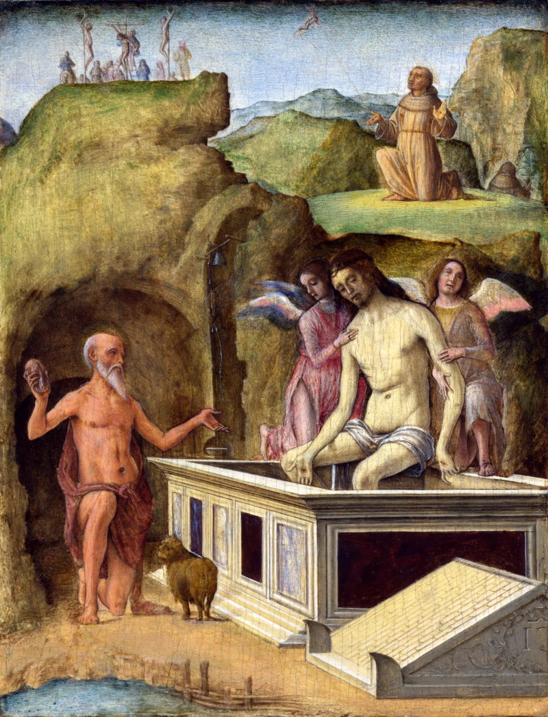 Der verstorbene Christus - Ercole de’ Roberti