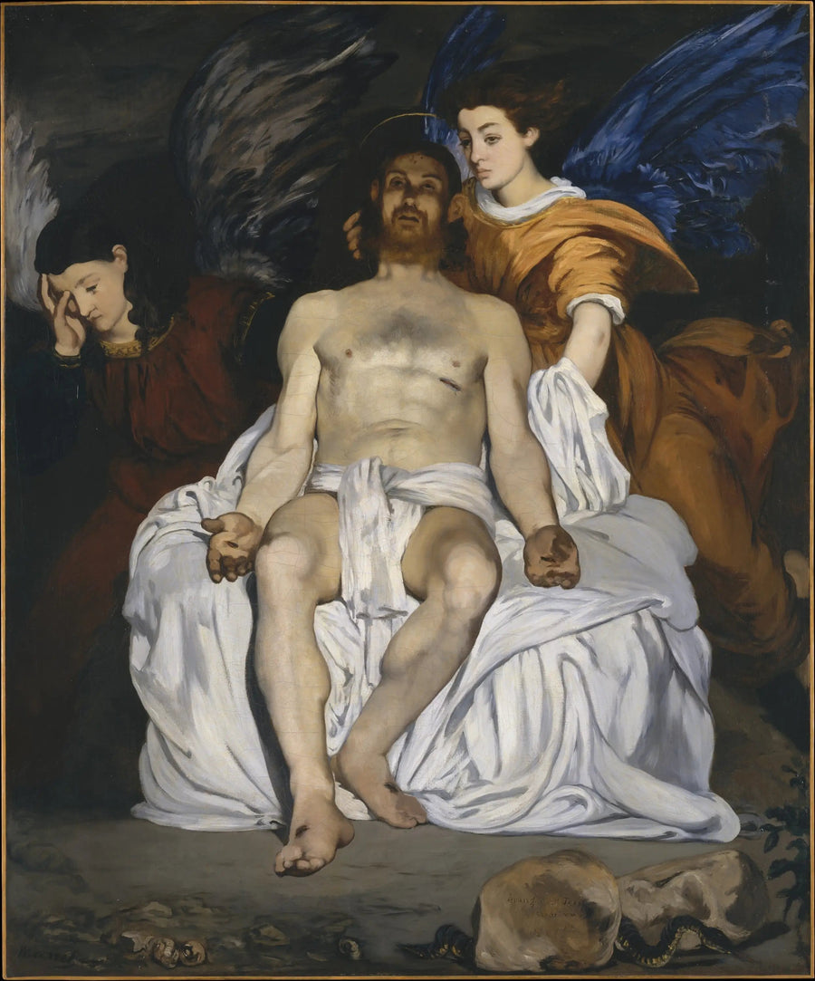 Der tote Christus und die Engel - Édouard Manet