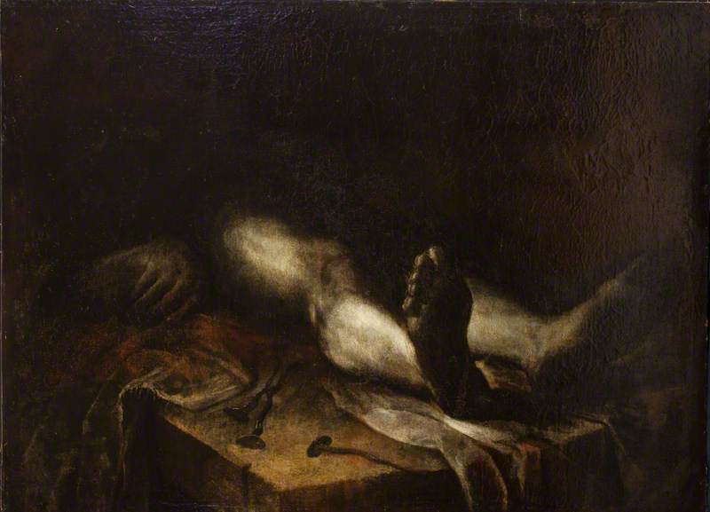 Der toter Christus - Ludovico Carracci