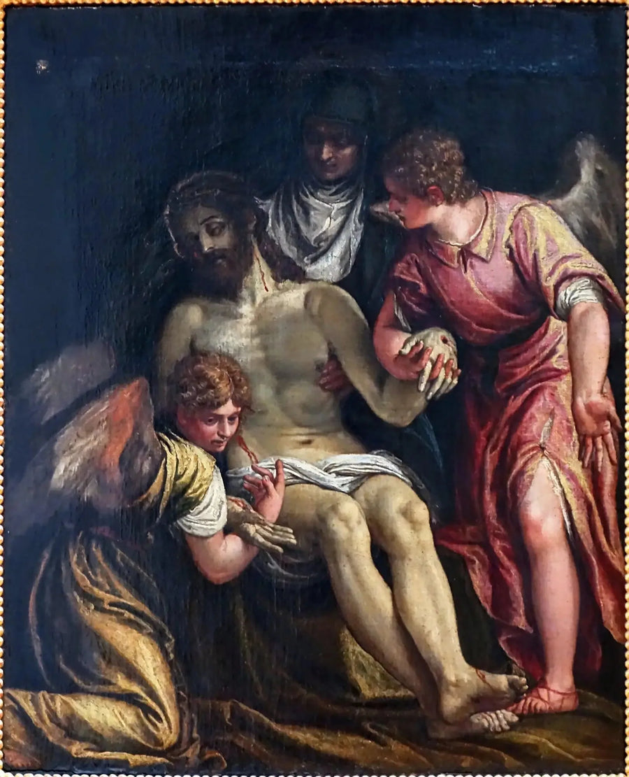 Der Christus, den die Jungfrau und zwei Engel beweinen - Paul Véronèse