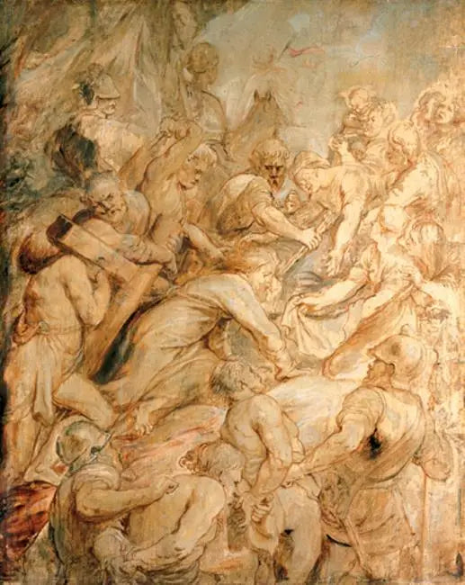 Der Christus, der das Kreuz trägt, 1634-1637 - Peter Paul Rubens